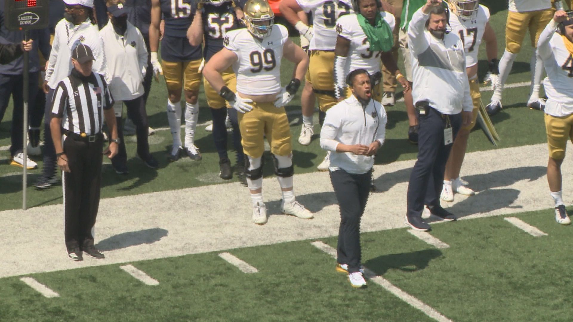 Irish Defensive Coordinator Marcus Freeman To Call Plays On Sideline Irish Defensive Coordinator Marcus Freeman To Call Plays On Sideline