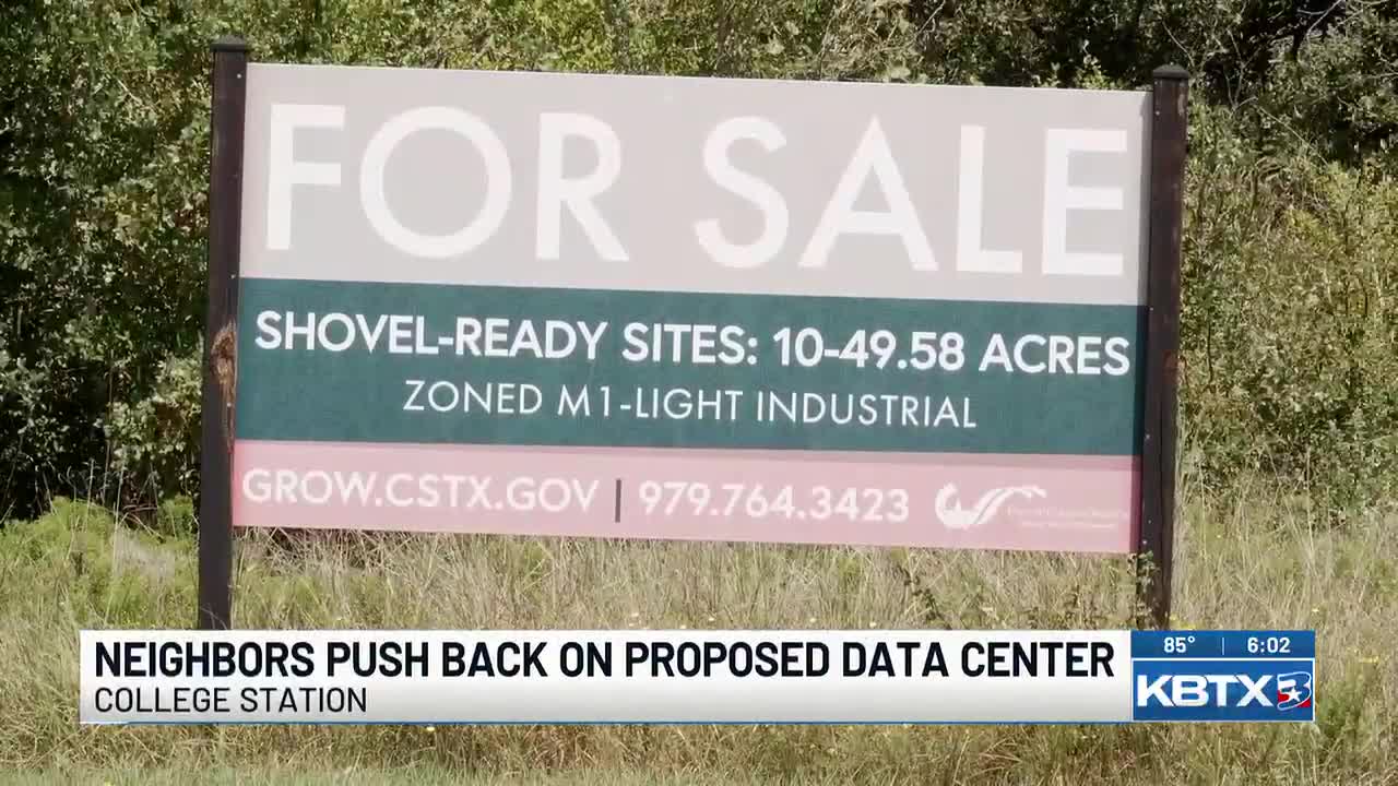 College Station residents push back against sale of land for proposed  Midtown data center