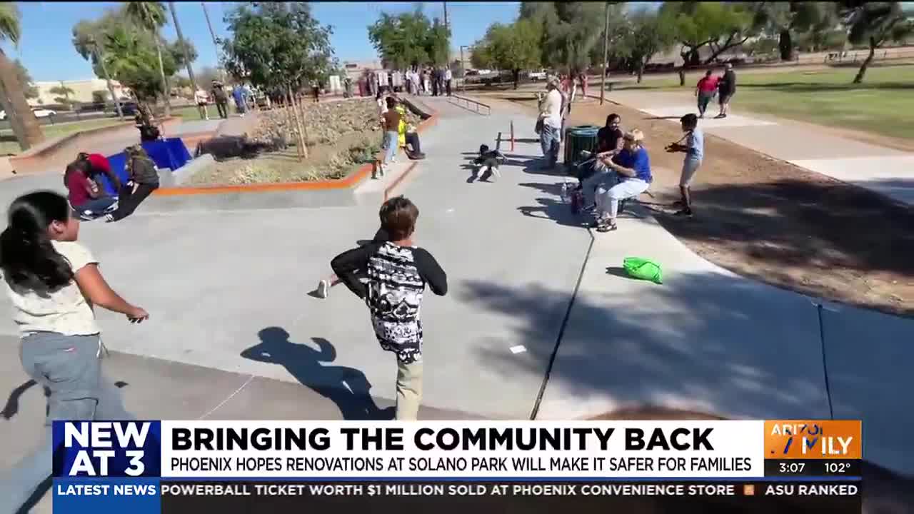 Renovations completed at Solano Park in Phoenix