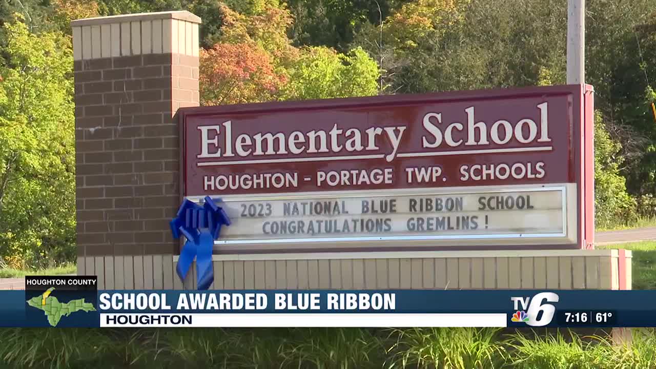 Houghton Elementary School earns National Blue Ribbon recognition