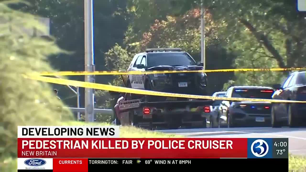 State police: Woman struck, killed by officer in New Britain