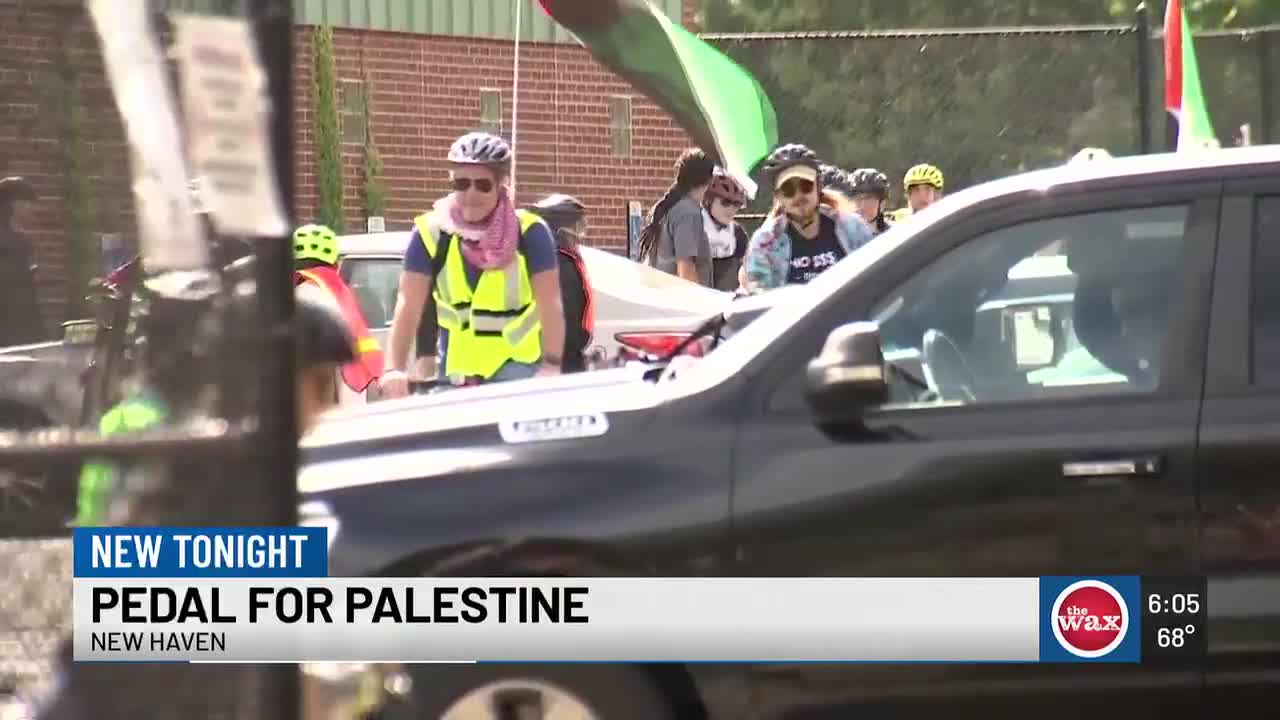 CT Palestinian supporters raise awareness for war in Gaza with