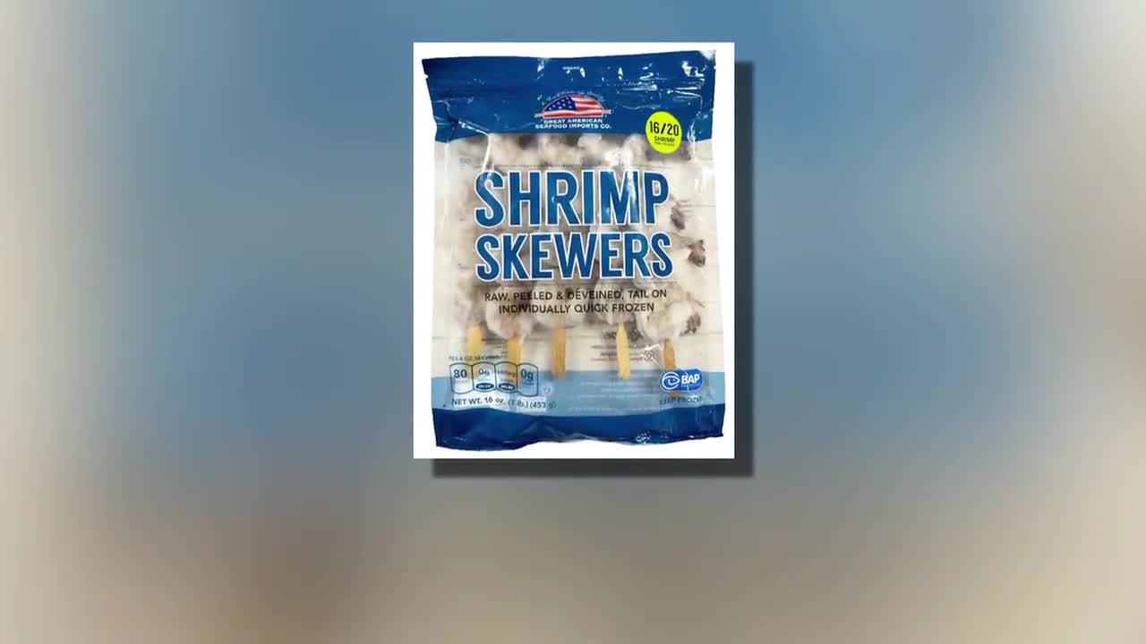 State health department warns of nationwide frozen shrimp recall