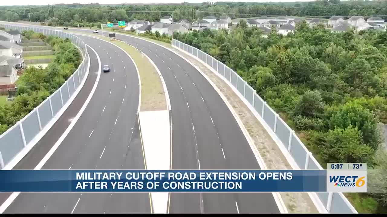 Military Cutoff Road extension set to open Thursday