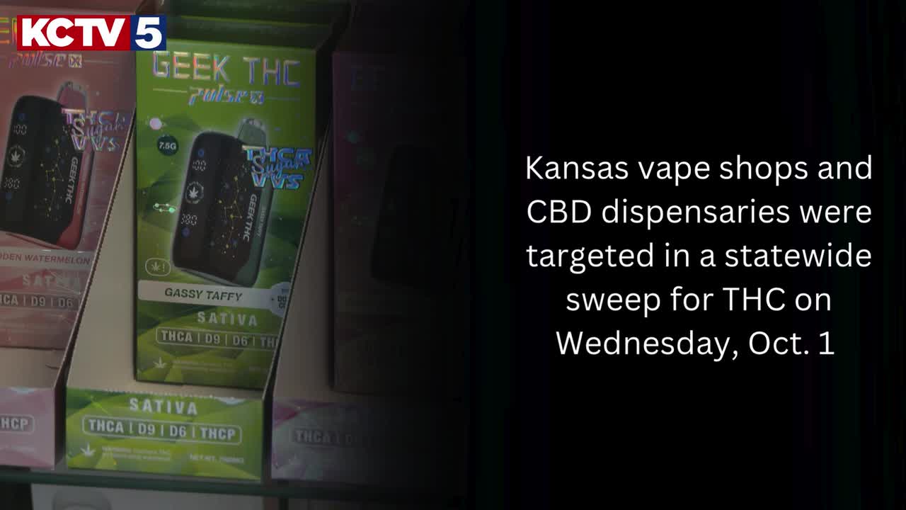 elfbar nachfüll pod läuft aus Kansas vape shops, CBD dispensaries targeted in statewide THC sweep