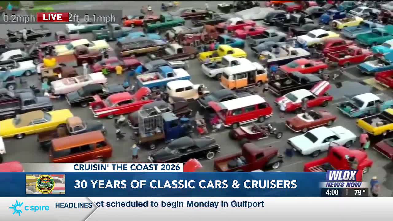 HAPPENING MONDAY: Day 2 of Cruisin' the Coast 2026