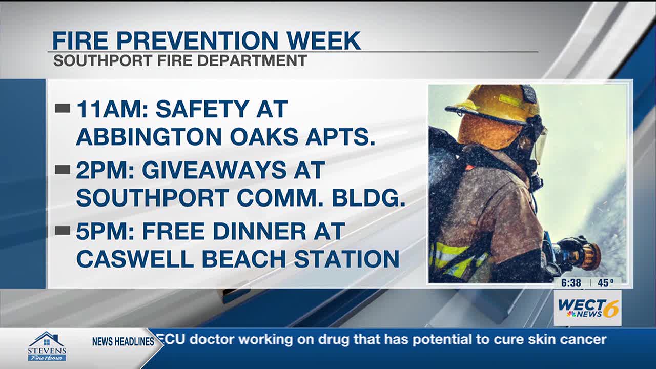 Southport FD hosting dinner, several demonstrations during Fire Prevention  Week