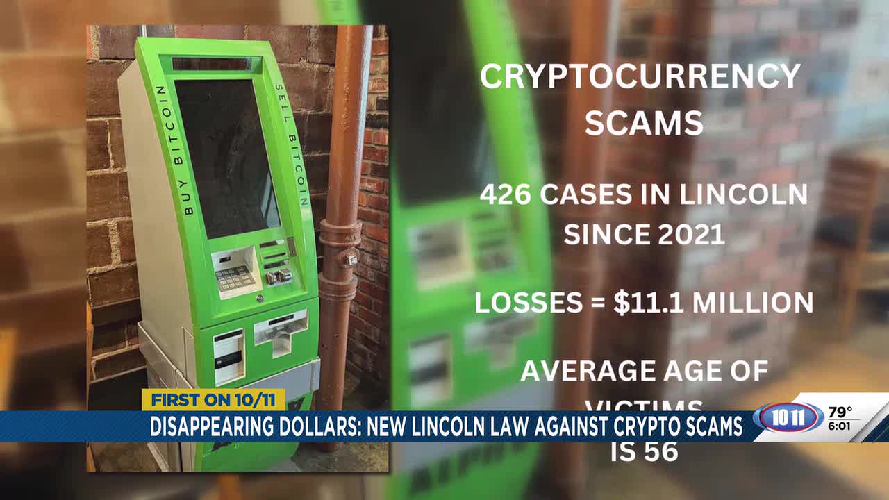 Lincoln battles $11M crypto scam wave with proposed ATM warning ordinance