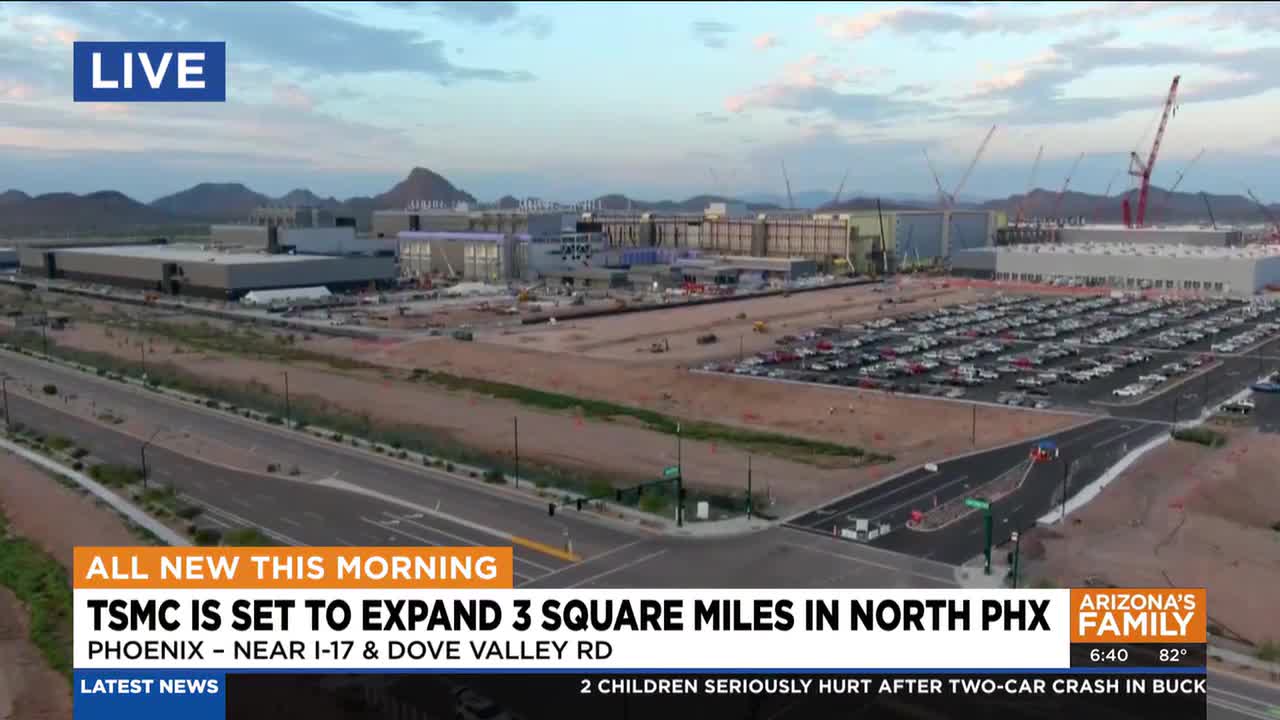 TSMC plant set to expand in north Phoenix