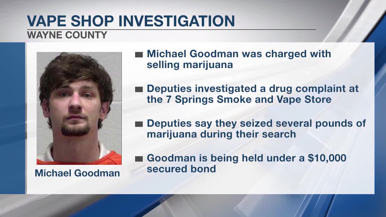 Kinston man arrested after Wayne County vape shop investigation