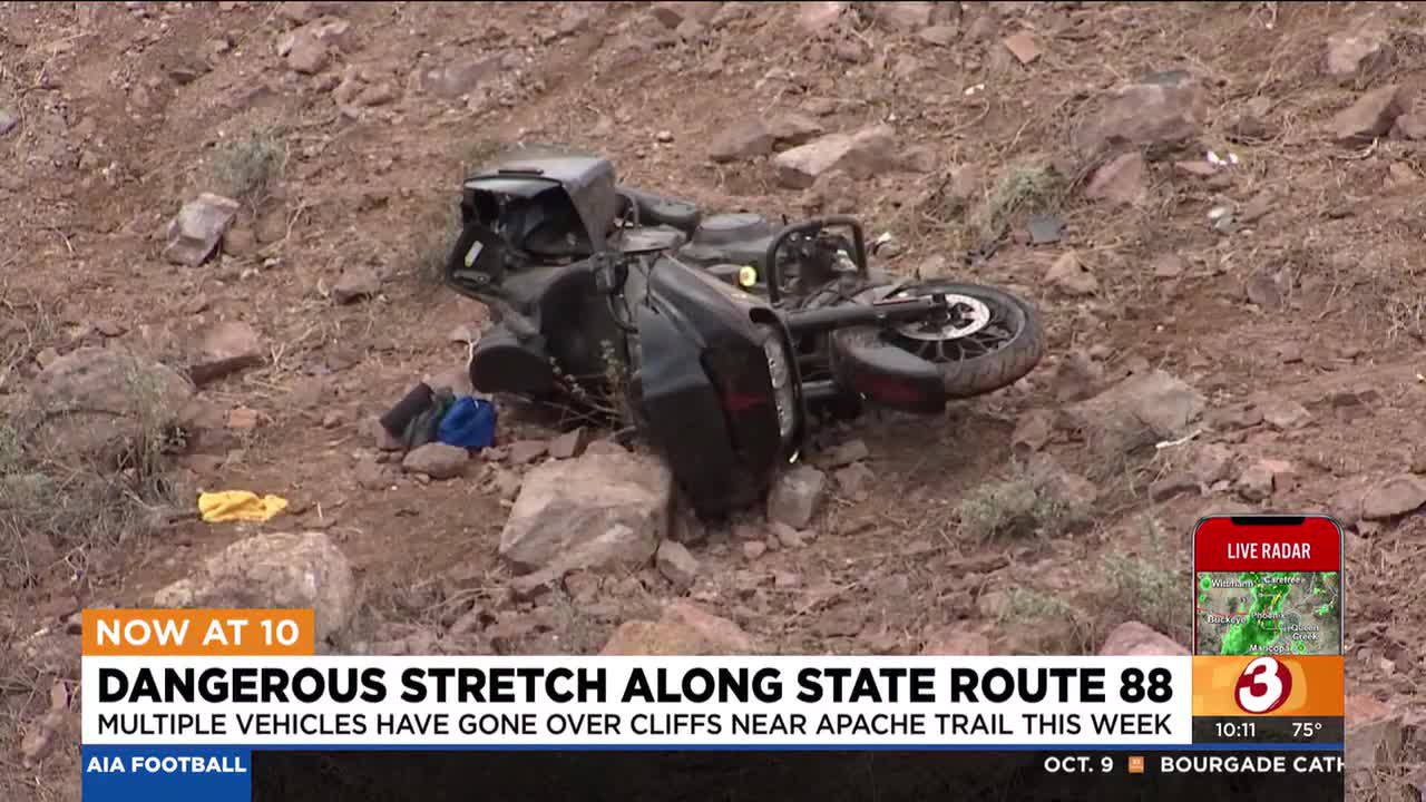 Historic highway northeast of Phoenix gaining dangerous