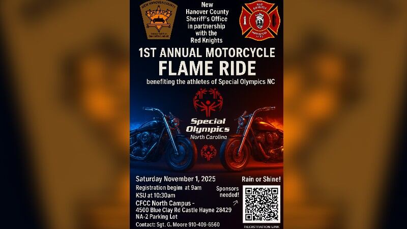 New Hanover Co. Sheriff's Office kicks off inaugural motorcycle