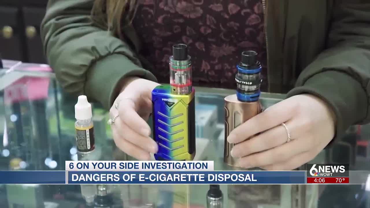 Council Bluffs working on solutions for disposal of vapes, e-cigarettes