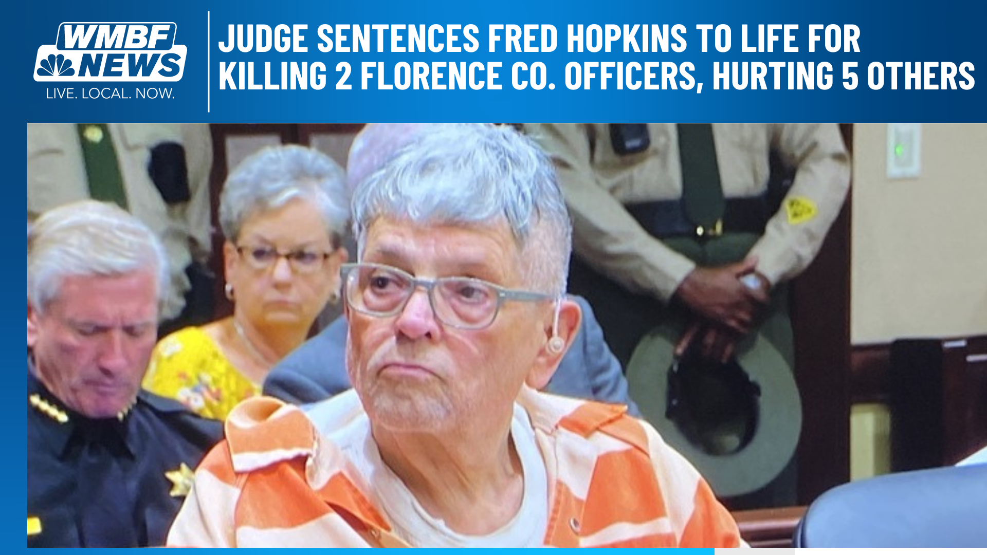 Judge sentences Fred Hopkins to life for killing 2 Florence Co  