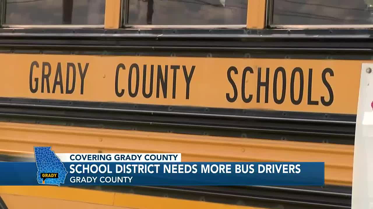 Grady County Schools acknowledges bus drivers during driver shortage