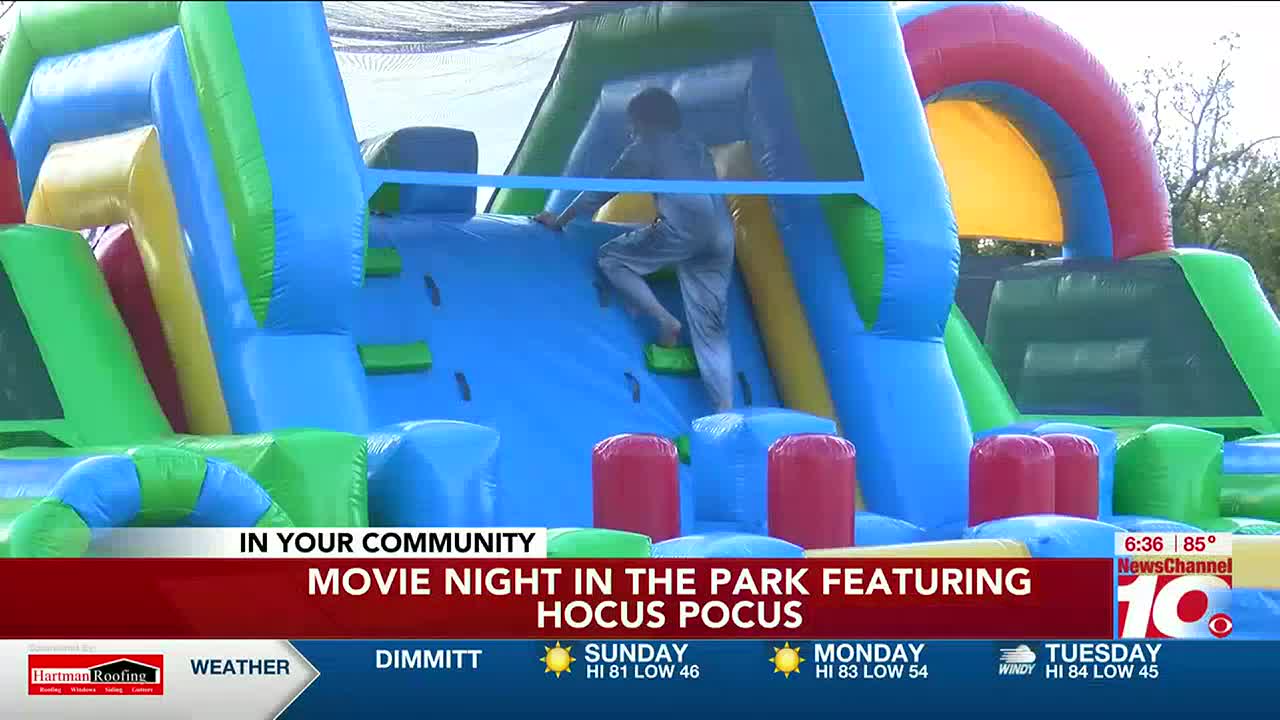 Movie Night in the Park features Hocus Pocus and family friendly activities