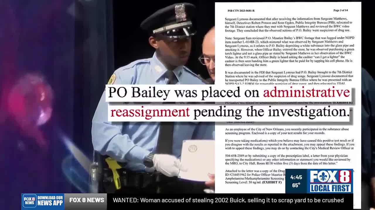 cops mistake cigarette for drugs New Orleans police officer smoking meth on body cam video returned to duty after investigation Every 25 Seconds : The