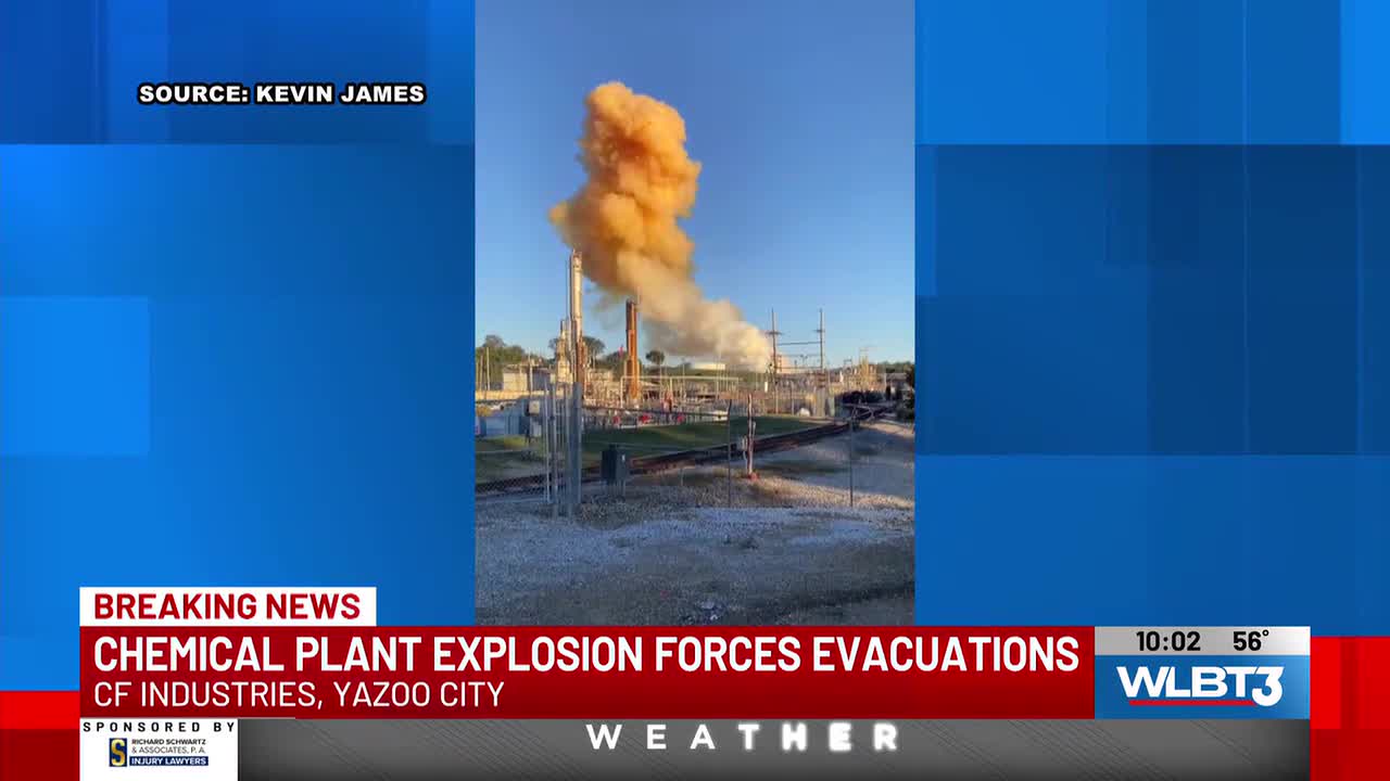 No injuries reported in Yazoo Co. ammonia plant explosion, company