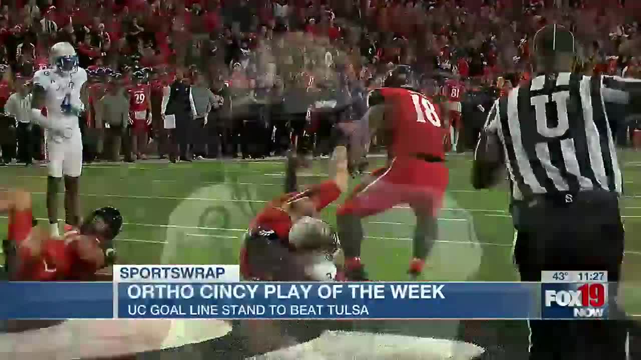 Orthocinsational Play Of The Week Uc Goal Line Stand To Beat Tulsa Orthocinsational Play Of The Week Uc Goal Line Stand To Beat Tulsa