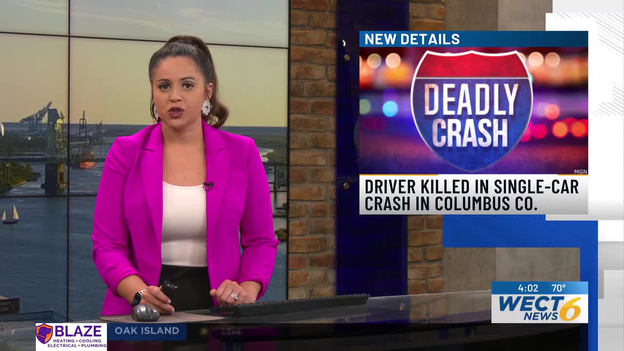One dead after single-car crash on NC 87 in Columbus County