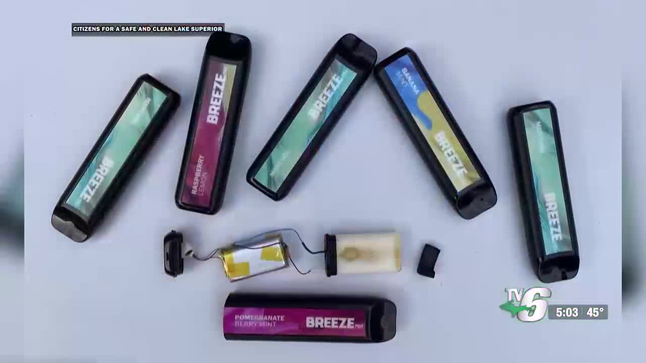 Nonprofit partners with Marquette business, county waste management to  offer disposable vape recycling drop box