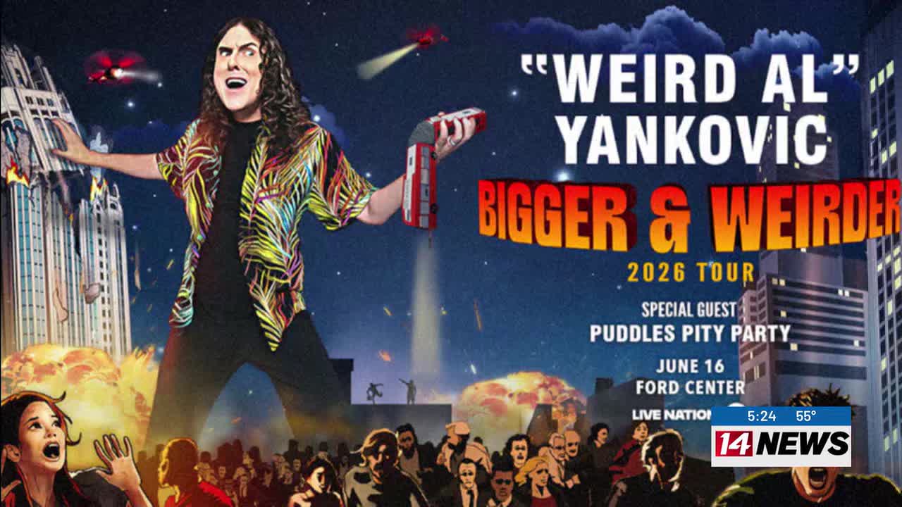 洋楽 Crooked Indiana Cartell Weird Al' Yankovic bringing 'Bigger & Weirder Tour' to the Ford Center