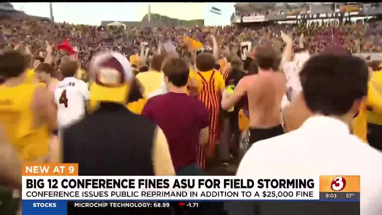 Big 12 Conference Arizona State Fine
