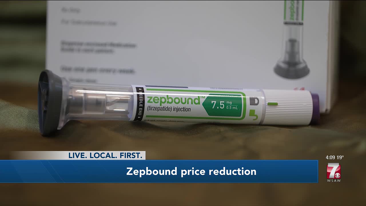 Drugmaker announces price drop for weight loss medication Zepbound