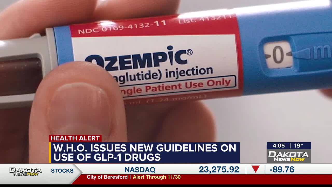 W.H.O. issues new guidelines on use of GLP-1 drugs W.H.O. issues new guidelines on use of GLP-1 drugs