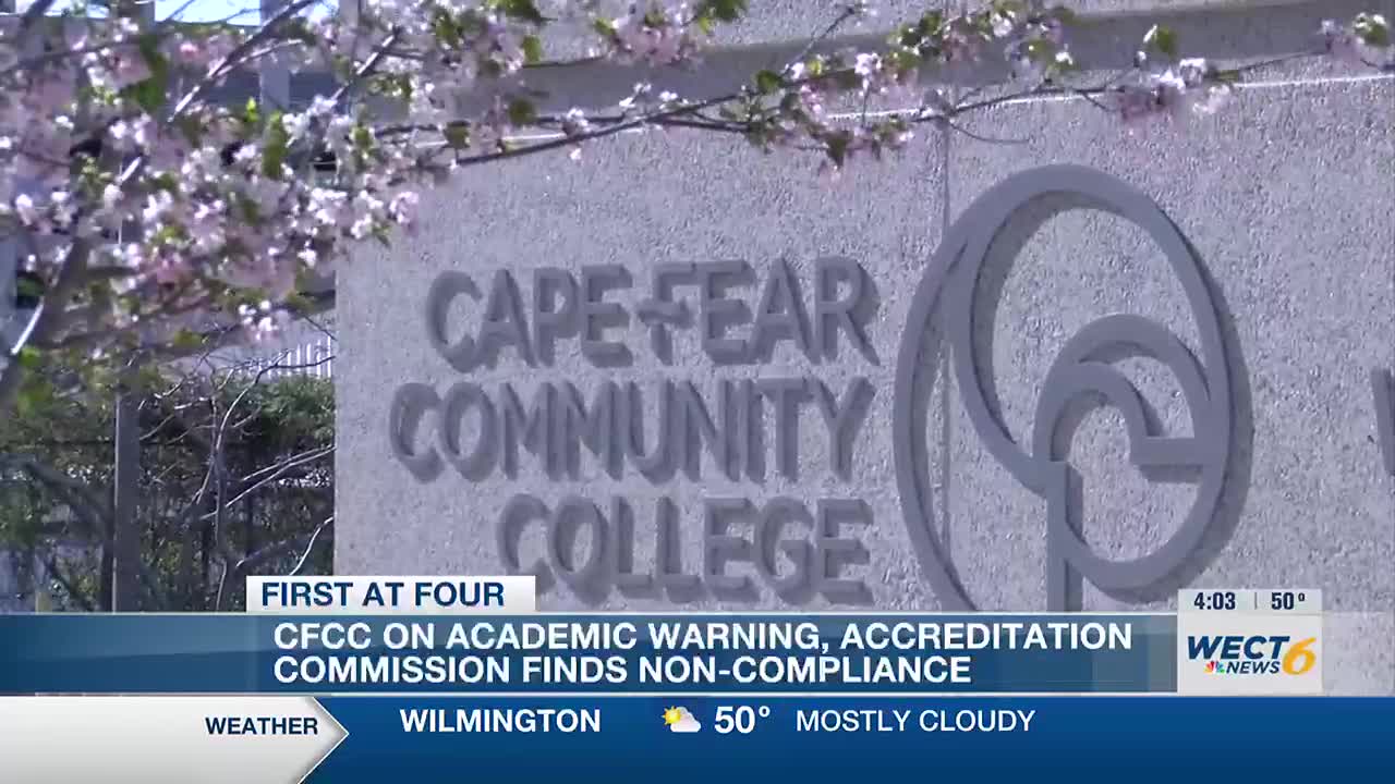 CFCC placed on academic warning by college accreditation commission