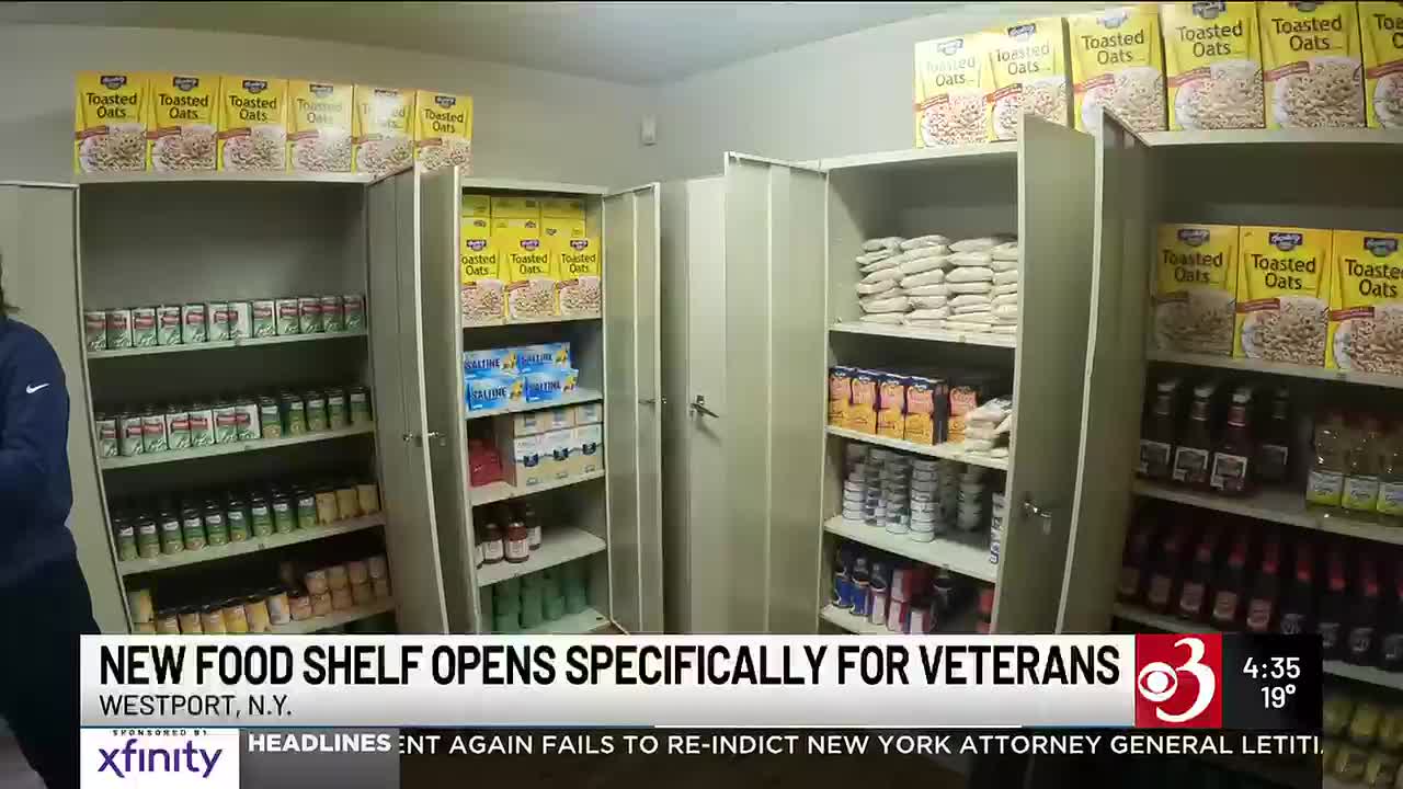 New veterans' food shelf tackles hunger in the North Country