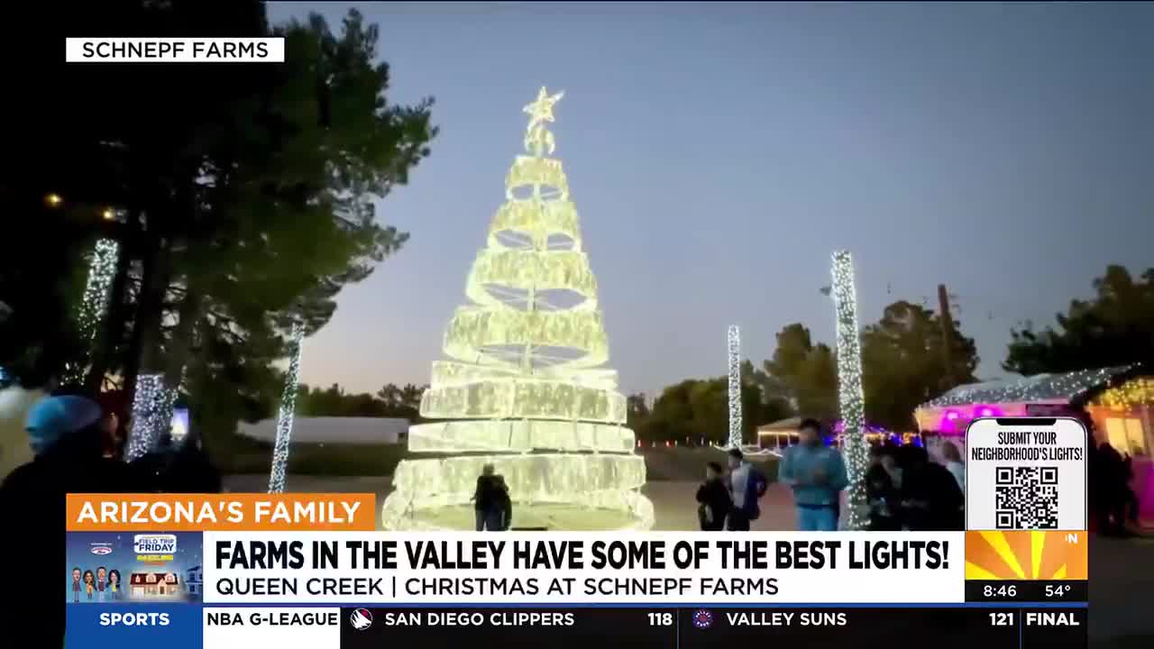 Check out dazzling light displays across the Phoenix-area
