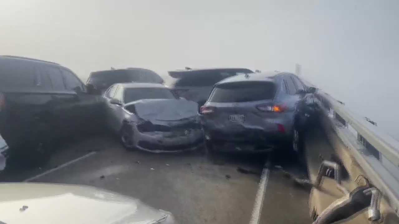 Six crashes on Causeway Bridge involve 40+ vehicles, leave 33 injured