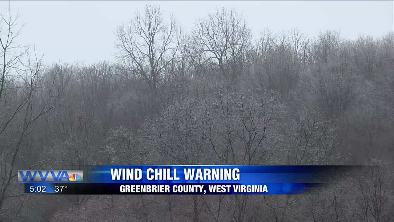 Greenbrier County Department of Homeland Security and Emergency Services  gives tips for those affected by weekend wind chill warning