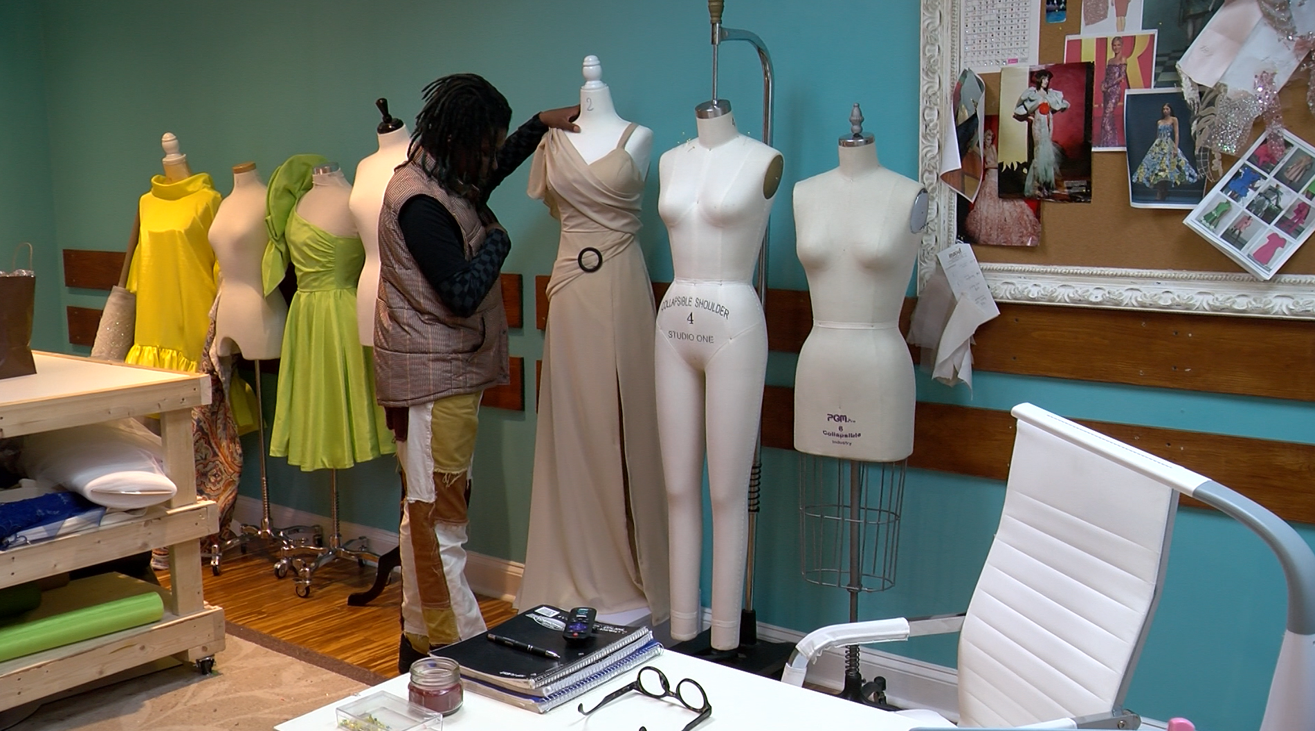 Anyone can be anything: Charlotte teen with big dreams mentored by local  fashion designer