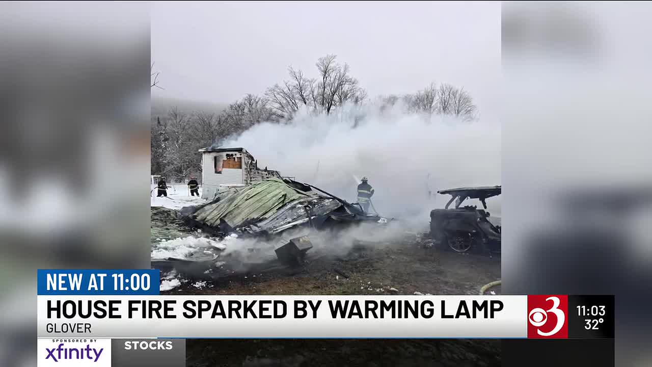 Fire destroys home in Glover